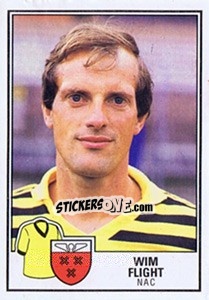 Figurina Wim Flight - Voetbal 1984-1985 - Panini