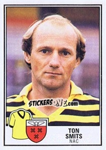 Sticker Ton Smits - Voetbal 1984-1985 - Panini