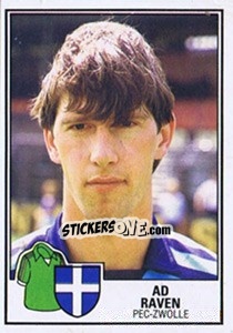 Sticker Ad Raven - Voetbal 1984-1985 - Panini