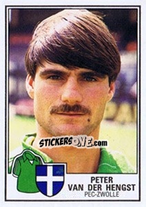 Sticker Peter van der Hengst - Voetbal 1984-1985 n. 217 - Panini