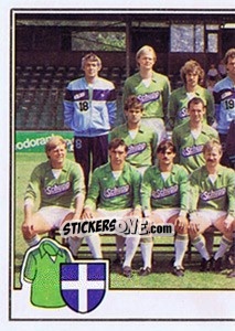 Sticker Team - Voetbal 1984-1985 - Panini