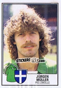 Sticker Jurgen Muller - Voetbal 1984-1985 - Panini