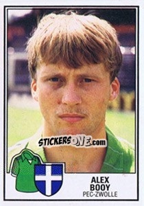 Cromo Alex Booy - Voetbal 1984-1985 - Panini