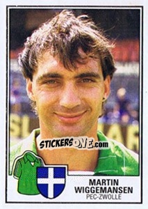 Sticker Koos Waslander - Voetbal 1984-1985 - Panini