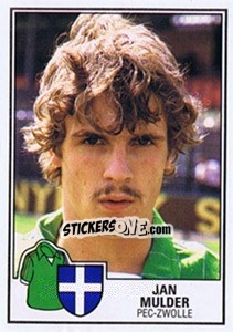 Figurina Jan Mulder - Voetbal 1984-1985 - Panini