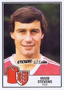 Cromo Huub Stevens - Voetbal 1984-1985 - Panini