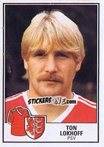 Sticker Ton Lokhoff - Voetbal 1984-1985 - Panini