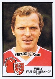 Sticker Willy van de Kerkhoff - Voetbal 1984-1985 - Panini