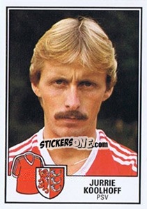 Sticker Jurrie Koolhoff - Voetbal 1984-1985 n. 245 - Panini
