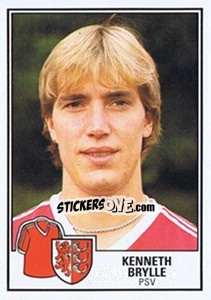 Sticker Kenneth Brylle - Voetbal 1984-1985 - Panini