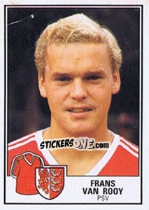 Sticker Frans van Rooy - Voetbal 1984-1985 - Panini