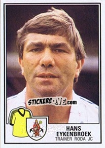 Sticker Hans Eykenbroek - Voetbal 1984-1985 - Panini