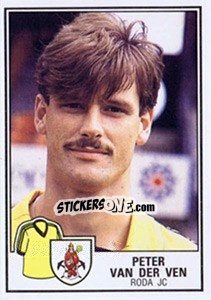 Sticker Peter van der Ven - Voetbal 1984-1985 - Panini