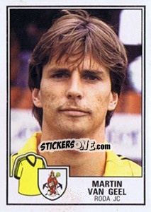 Cromo Martin van Geel - Voetbal 1984-1985 - Panini