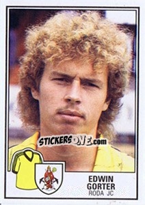 Figurina Edwin Gorter - Voetbal 1984-1985 - Panini