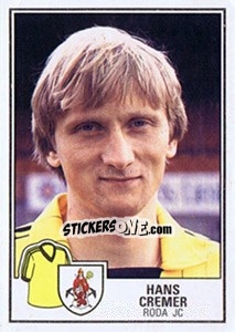 Sticker Hans Crème - Voetbal 1984-1985 n. 262 - Panini
