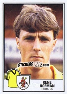 Sticker Rene Hofman - Voetbal 1984-1985 - Panini