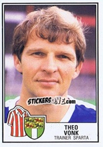 Figurina Theo Vonk - Voetbal 1984-1985 - Panini