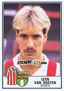 Sticker Leen van Oosten - Voetbal 1984-1985 - Panini