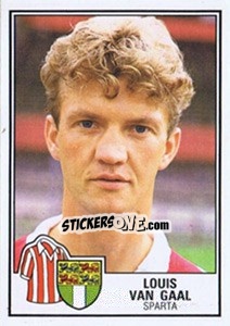 Cromo Louis van Gaal - Voetbal 1984-1985 - Panini