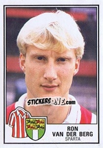 Sticker Ron van den Berg - Voetbal 1984-1985 - Panini