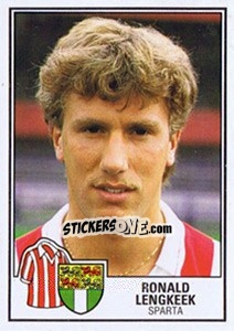 Sticker Ronald Lengkeek - Voetbal 1984-1985 - Panini