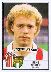 Figurina Rene Domen - Voetbal 1984-1985 - Panini