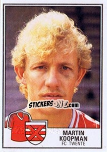 Sticker Martin Koopman - Voetbal 1984-1985 n. 289 - Panini