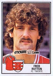 Sticker Fred Rutten - Voetbal 1984-1985 - Panini