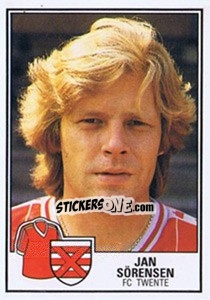 Sticker Jan Sorensen - Voetbal 1984-1985 - Panini
