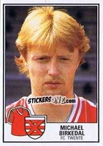Sticker Michael Birkedal - Voetbal 1984-1985 - Panini