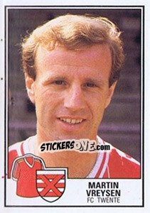 Sticker Martin Vreysen - Voetbal 1984-1985 - Panini