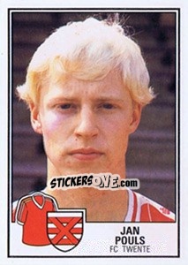 Sticker Jan Pouls - Voetbal 1984-1985 - Panini