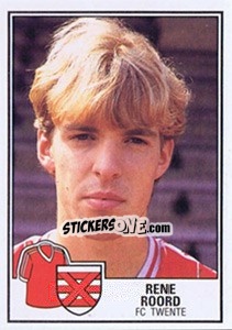 Figurina Rene Roord - Voetbal 1984-1985 n. 299 - Panini