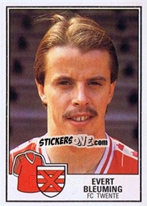 Sticker Evert Bleuming - Voetbal 1984-1985 - Panini