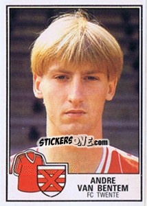 Sticker Andre van Bentem - Voetbal 1984-1985 n. 302 - Panini