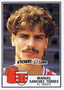 Sticker Manuel Sanchez Torres - Voetbal 1984-1985 - Panini