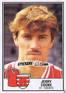 Sticker Jerry Cooke - Voetbal 1984-1985 - Panini