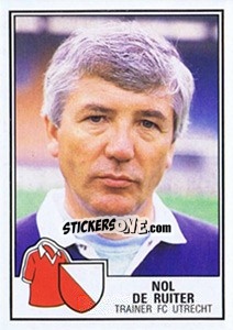 Sticker Nol de Ruiter - Voetbal 1984-1985 n. 306 - Panini