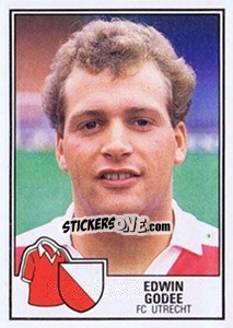 Sticker Edwin Godee - Voetbal 1984-1985 - Panini