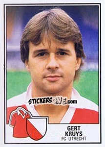 Sticker Gert Kruys - Voetbal 1984-1985 - Panini