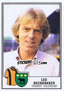Sticker Leo Beenhakker - Voetbal 1984-1985 n. 325 - Panini