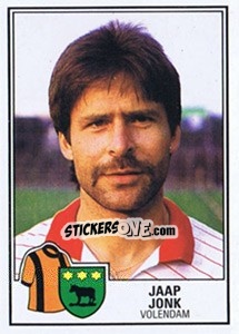 Figurina Jaap Jonk - Voetbal 1984-1985 - Panini