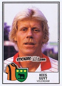Sticker Kees Guyt - Voetbal 1984-1985 - Panini