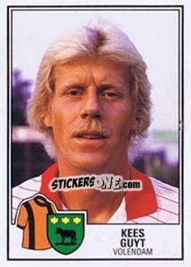 Figurina Kees Guyt - Voetbal 1984-1985 - Panini