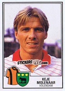 Sticker Keje Molenaar - Voetbal 1984-1985 n. 329 - Panini