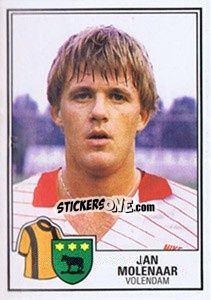 Figurina Jan Molenaar - Voetbal 1984-1985 - Panini