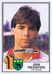 Sticker John Holshuysen - Voetbal 1984-1985 n. 337 - Panini