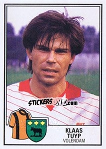 Cromo Klaas Tuyp - Voetbal 1984-1985 - Panini