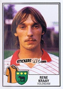 Sticker Rene Kraay - Voetbal 1984-1985 - Panini